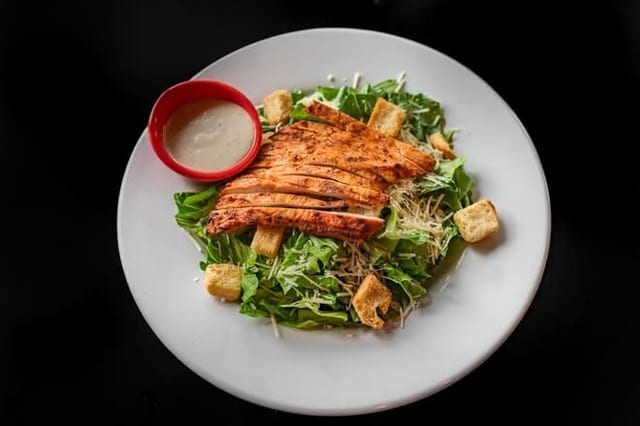 Chicken Caesar Salad.