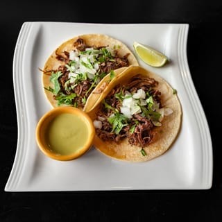 BEEF BARBACOA TACO PLATE